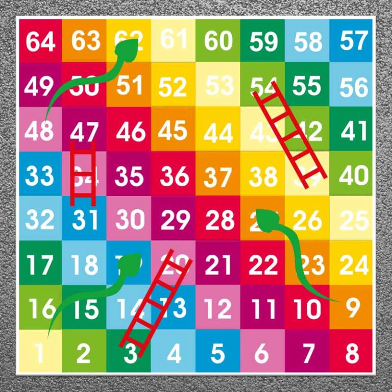 Snakes & Ladders 1 50 (Solid)